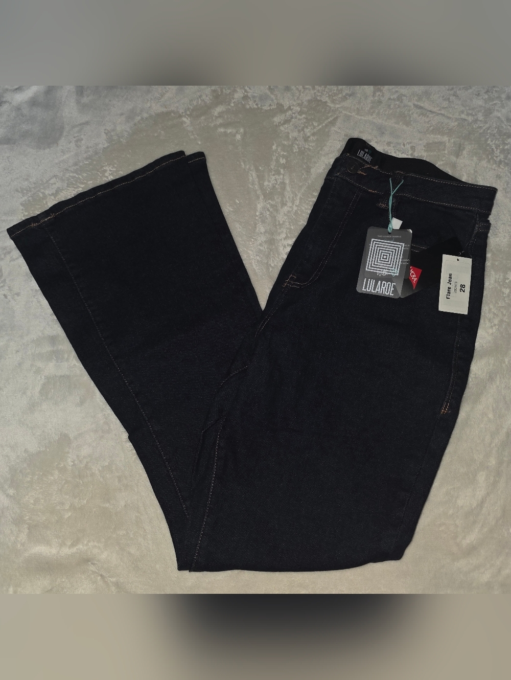 NWT Lularoe Skinny Flared Denim Jeans 28 - Picture 8 of 10
